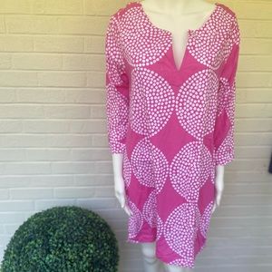 Fuchsia 100% cotton dress